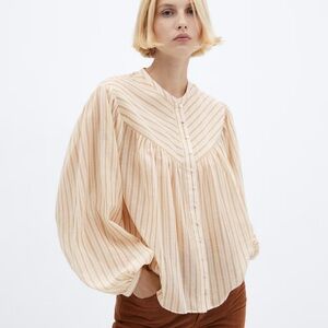 Mango Stripped Top